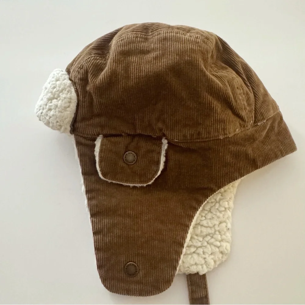 Janie and Jack Corduroy Trapper Hat